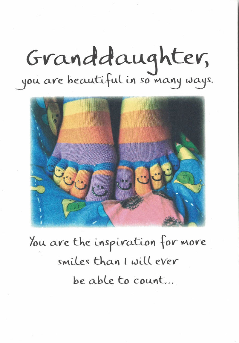 Granddaughter You Are Beautiful In So Many Ways - Greeting Card - The Country Christmas Loft