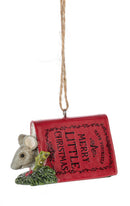 Mouse Storybook Ornament – Merry Little Christmas
