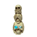 Lighted Stacking Skull Figurine - Holidays >> Halloween - by Gerson - view 2