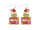 Merry One Grinch Earrings
