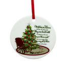 Christmas in Heaven Quote Ornament - A Touching Tribute - Christmas >> Ornaments >> Licensed - by OrnamentallyYou