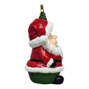 Jolly Santa with Moving Eyes and Christmas Tree