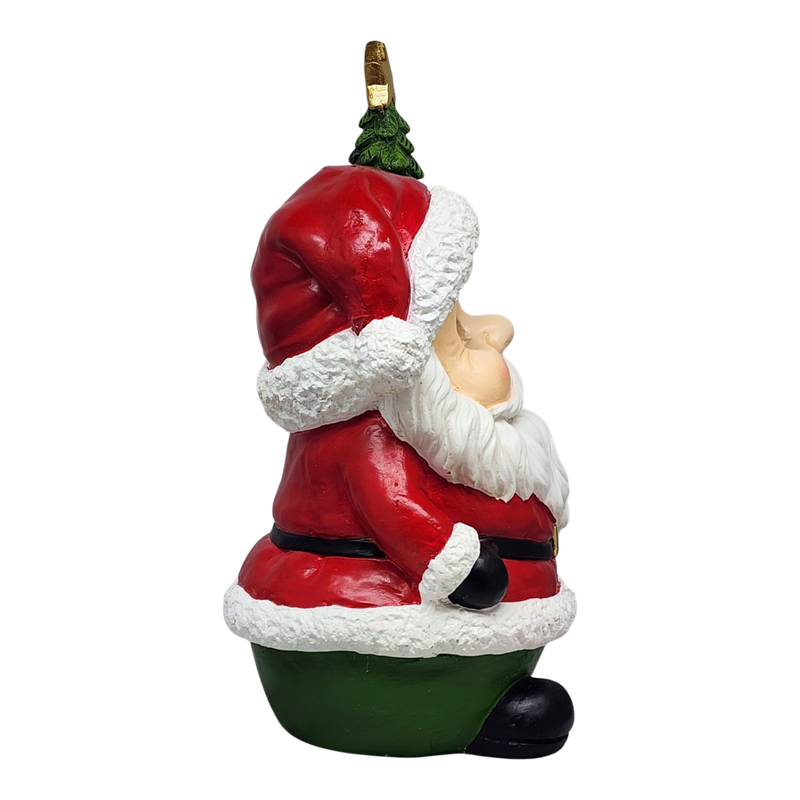 Jolly Santa with Moving Eyes and Christmas Tree