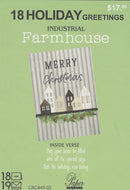 Farm House Boxed Cards – Merry Christmas Village