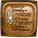 Trinket Dish Serenity Prayer