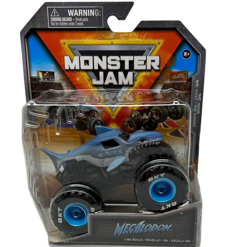 Monster Jam Official 1:64 Scale Monster Truck -  Megalodon
