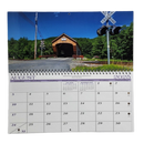 Vermont 2025 Covered Bridges Panoramic Wall Calendar