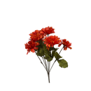 12.5 inch Faux Burnt Harvest Copper Gerbera Bush - Home & Living >> Artificial Flowers - by Gerson