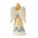 Blue And Gold Angel Figurine