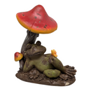 Resin Frog Laying under a Mushoom - - Gift Shoppe >> Figurines - by Gerson - view 2