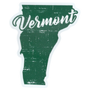 Large Flex Magnet - Vermont State Rustic Green - Magnets - by Sticker Cabana