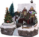 8 Inch long LED Holiday Village - - The Country Christmas Loft