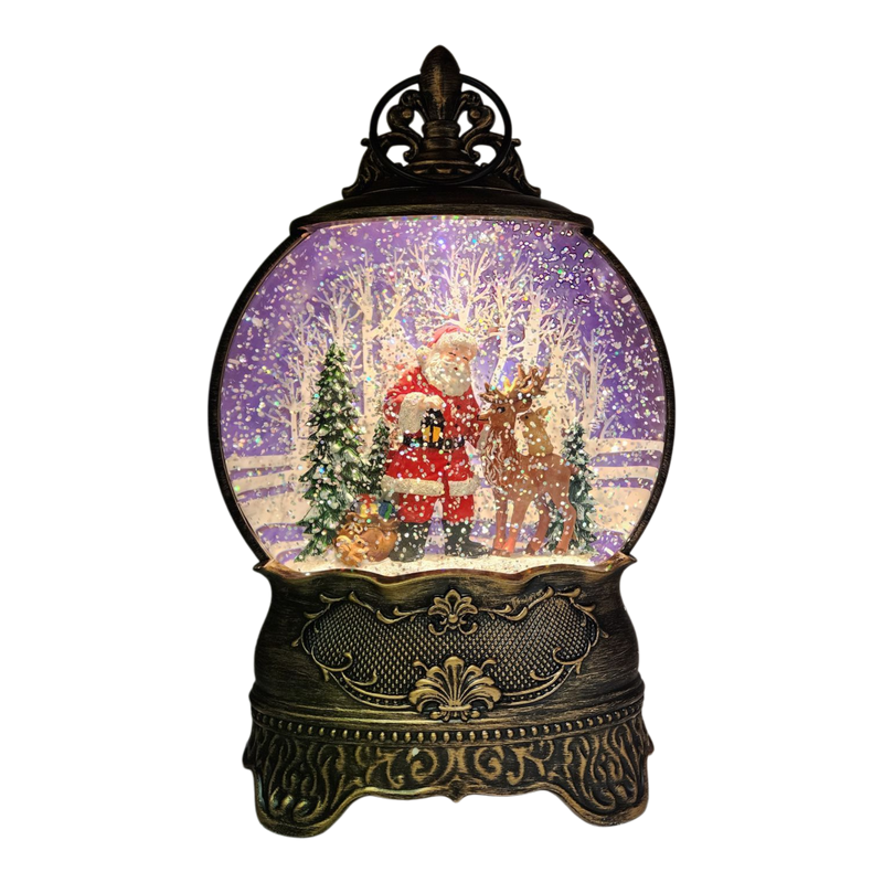 Santa's Enchanted Snow Globe