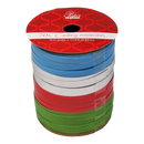 1/8 Inch Curling Ribbon - 4 Colors - 17.5 Feet Each - Blue/Silver/Red/Green