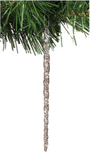 20-Pack of 4.9 Inch Spun Glass Icicles - The Country Christmas Loft