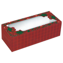 Holiday Treat Box 2 Pack - Red with Holly