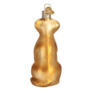 Yellow Labrador Glass Ornament