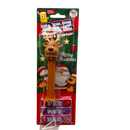 Christmas Pez Dispenser with 3 Rolls of Candy - Reindeer