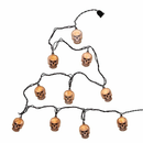 Skull Head 10 Light String Light Set