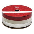 3/8 Inch Curling Ribbon - 3 Colors - 24 Feet Each - Red/White/Silver