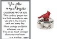 You Are in My Prayers Charm - Cardinal Prayerbox - Gift Shoppe >> Jewelry >> Charms and Worry Stones - by Ganz - view 5