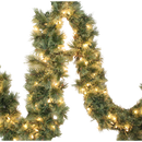Ponderosa Pine Lighted Garland - 108 inches x 12 inches