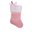 Babys  1st  Christmas Stocking - Pink