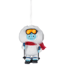 Yeti Skier: A Legendary Mountain Adventurer Ornament