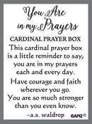 You Are in My Prayers Charm - Cardinal Prayerbox - Gift Shoppe >> Jewelry >> Charms and Worry Stones - by Ganz - view 3