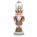 LED Lighted Musical Gingerbread Nutcracker Christmas Tabletop Decoration - Christmas >> Snowglobes - by Gerson