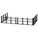 Black Canal Fence - 4 Piece Set - Accessories - by Lemax - view 2
