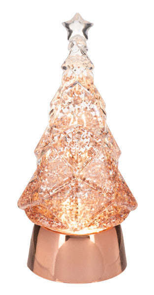 LED Light Up Tree Mini Shimmer – Rosy Radiance