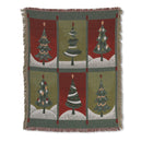 Festive Tree Tapestry Throw - 60" x 50"