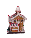 Light-Up Claydough Gingerbread House - 14 Inches tall - Christmas >> Decor - by Kurt Adler - view 3