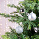 Elegant Assorted Shatterproof Ornaments - Set of 10 - Silver - Christmas >> Ornaments >> Shatterproof - by Decoris - view 2