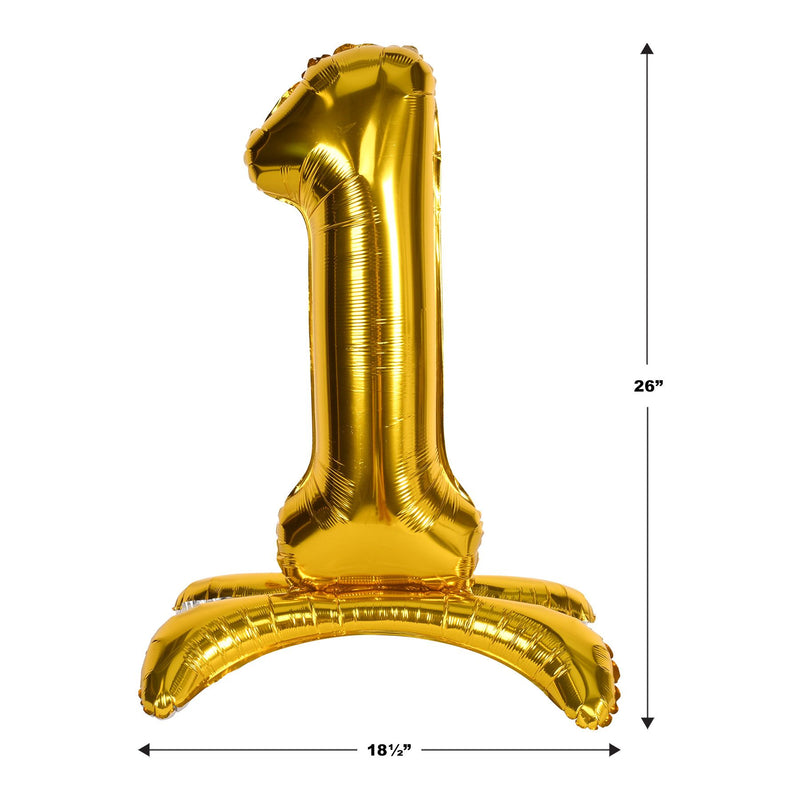 Self-Standing 26 Inch Balloon - Number "1"