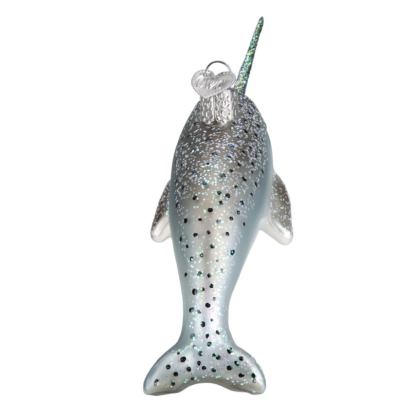 Narwhal Glass Ornament - The Country Christmas Loft