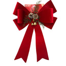 Luxury Bow with Pine Cone and Bell Accents - Christmas >> Decor - by Alef