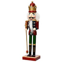 Nutcracker Soldier 10 inch - Red with Staff