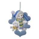 Baby's 1st Christmas - Snowman Ornament - Blue