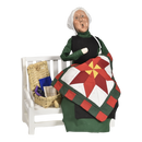 Amish Grandmother on Bench