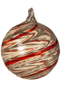 Whimsical Swirl Ornaments - - Christmas >> Ornaments >> Glass - by Gerson - view 3