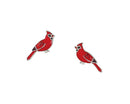 Red Cardinals Post Earrings