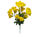 15-Inch Faux Yellow Petunias - Home & Living >> Artificial Flowers - by Gerson