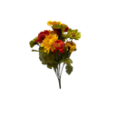 11 inch Faux Mini Straw Dasies - Red Yellow Green Flowers - Home & Living >> Artificial Flowers - by Gerson