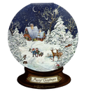 Diecut Snow Globe  Advent Card With Envelope - Christmas >> Advent - by Alison Gardner