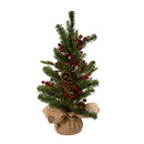 24-Inch Red Berries and Pinecones Artificial Christmas Tree - Christmas >> Trees and Wreaths - by Kurt Adler