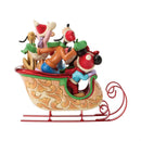 A Sleigh Full of Joy: Mickey & Friends Sleigh - Christmas >> Figurines >> Jim Shore - by Jim Shore - view 4