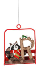 Chairlift Critter Ornament - Letter