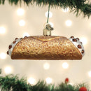 Cannoli Glass Ornament